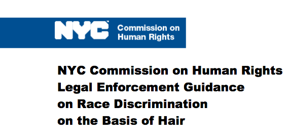 NYC Hair Discrimination Guidance