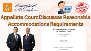 Appellate Court Discusses Reasonable Accommodations Requirements