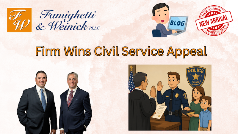 Firm Wins Civil Service Appeal